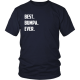 Father's Day Gift Best Bumpa ever - t shirt tank top - TEEEVER - District Unisex Shirt / Navy / S- T-shirt -TeeEver.com