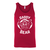 PAPA Bear - father's day new papa - Daddy - T-shirt,tank top,hoodie - TEEEVER - Canvas Unisex Tank / Red / S- T-shirt -TeeEver.com