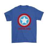 Super Dad - Father and Son Matching T-shirt - Gildan Mens T-Shirt / Royal Blue / S- T-shirt -TeeEver.com