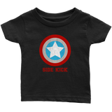 Side Kick - Father and Son Matching - Shirt - Infant T-Shirt / Black / 6M- T-shirt -TeeEver.com