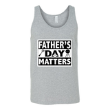 Father's Day Matters BBQ Spatula Barbeque - t shirt tank top - TEEEVER - Canvas Unisex Tank / Athletic Grey / S- T-shirt -TeeEver.com