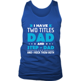 World's Best Step Dad Father's Day tank top